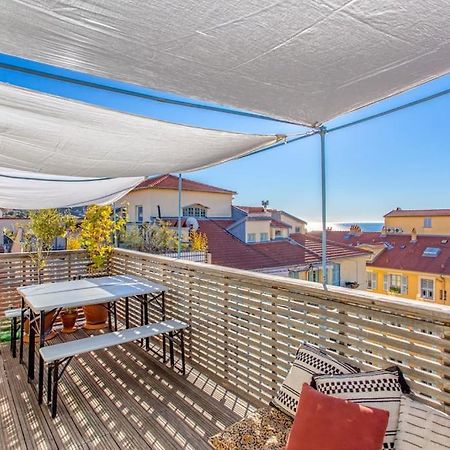 #9 Opera'S Duplex Panoramic Sea View Terrace & Ac 1Min To Beach Niza Exterior foto